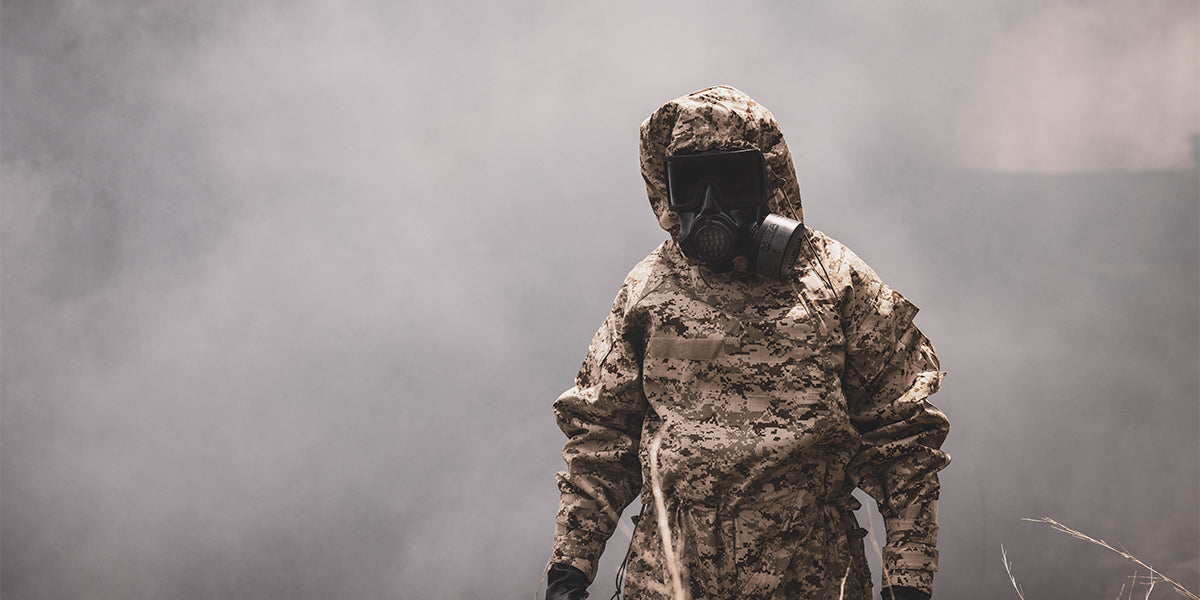 VX nerve agent preventive gear