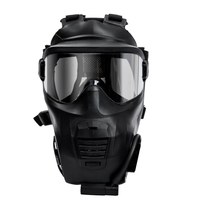 C21 full-face tactical gas mask front view