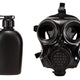 CM-7M Military Gas Mask with a canteen