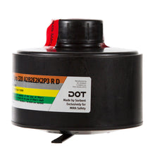 Rear view of the DOTpro 320 40mm gas mask filter