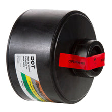 Side and top view of the DOTpro 320 40mm gas mask filter