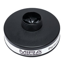 Top angle view of the P3 particle filter