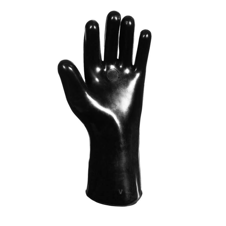 Palm view of the MIRA Safety HAZ-GLOVES butyl gloves