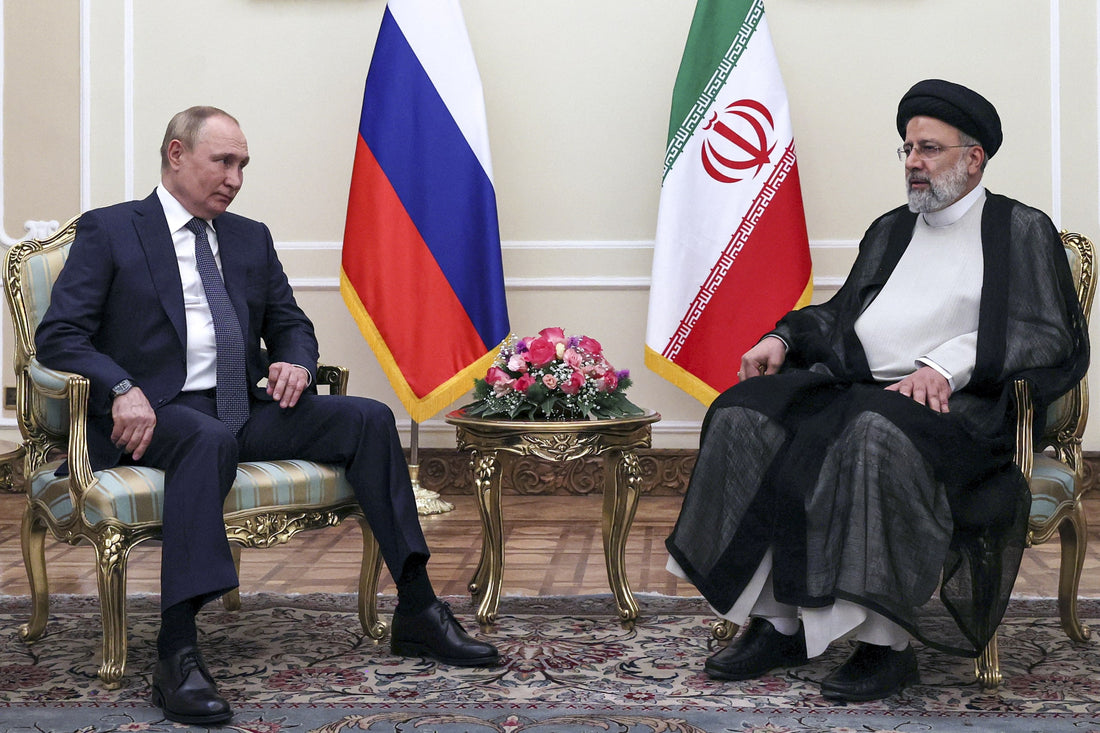 Vladimir Putin with Ali Khamenei