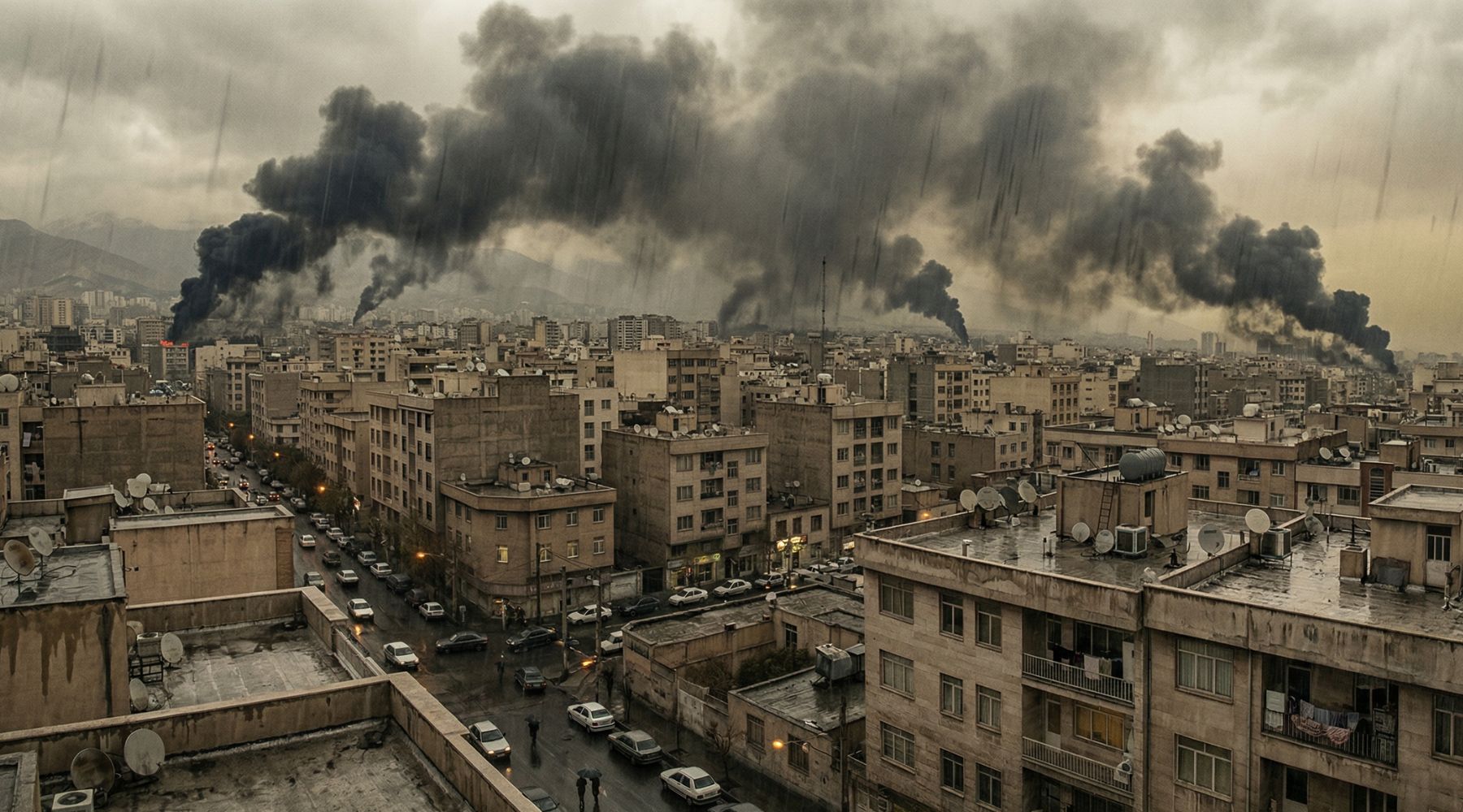 Toxic rain over Iran: Environmental fallout from damaged oil infrastructure