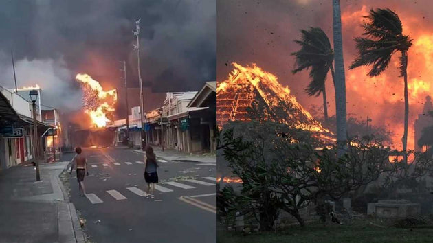 Temperature Outside Rises As US Heat Wave Sparks Fires in Maui and Yosemite