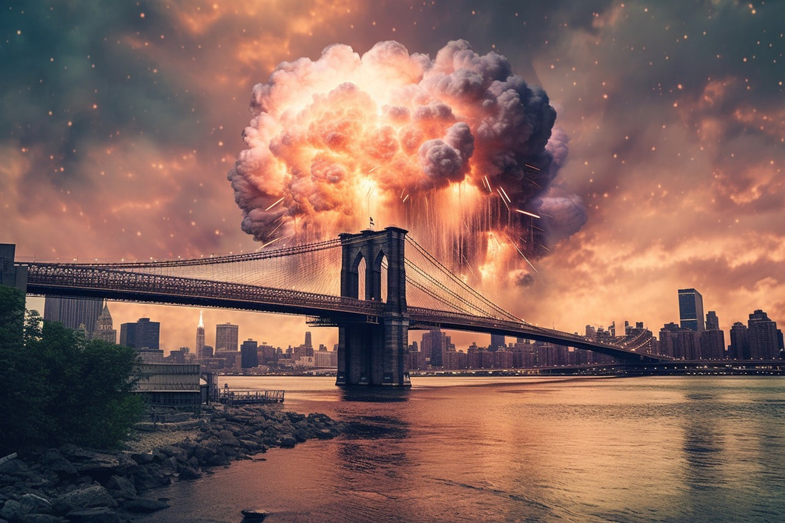 photoshopped image of World War III scenario