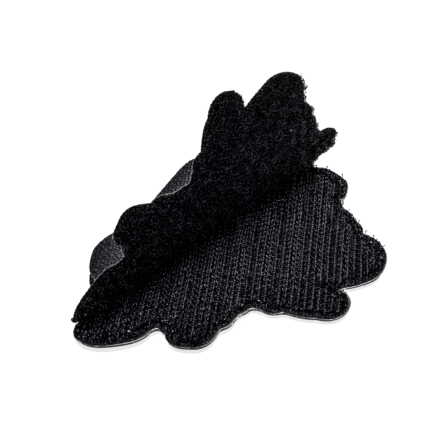 Back-view Image of Slav Squat Morale Patch, Front-facing to show raised PVC Rubber contours.