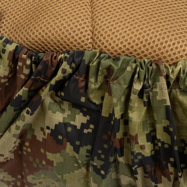 A close up shot of the MIRA Safety CBRN backpack cover