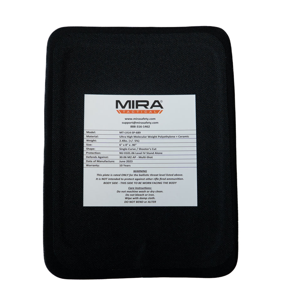 MIRA Tactical Level 4 NIJ Side Plates