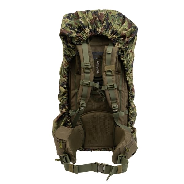 Back shot of the CBRN Military Backpack Rain Cover - Size Large