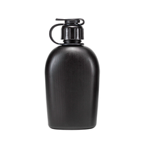 Black Military Plastic Water Canteen