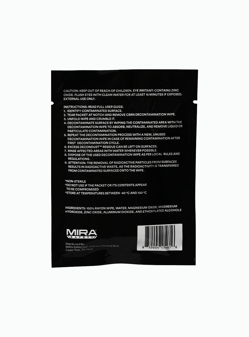 MIRA Safety CBRN Decontamination Wipe Powered by DeconDust™