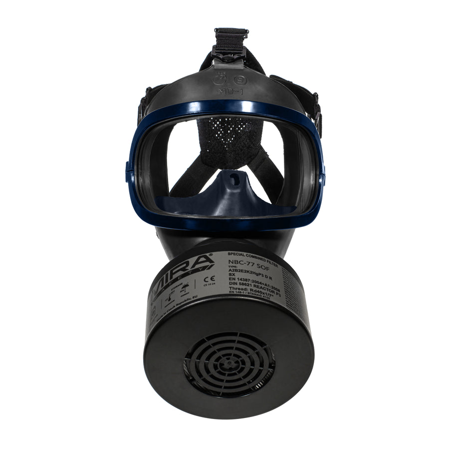 MIRA Safety MD-1® Gas Mask For Kids - Full Face Respirator for CBRN Defense