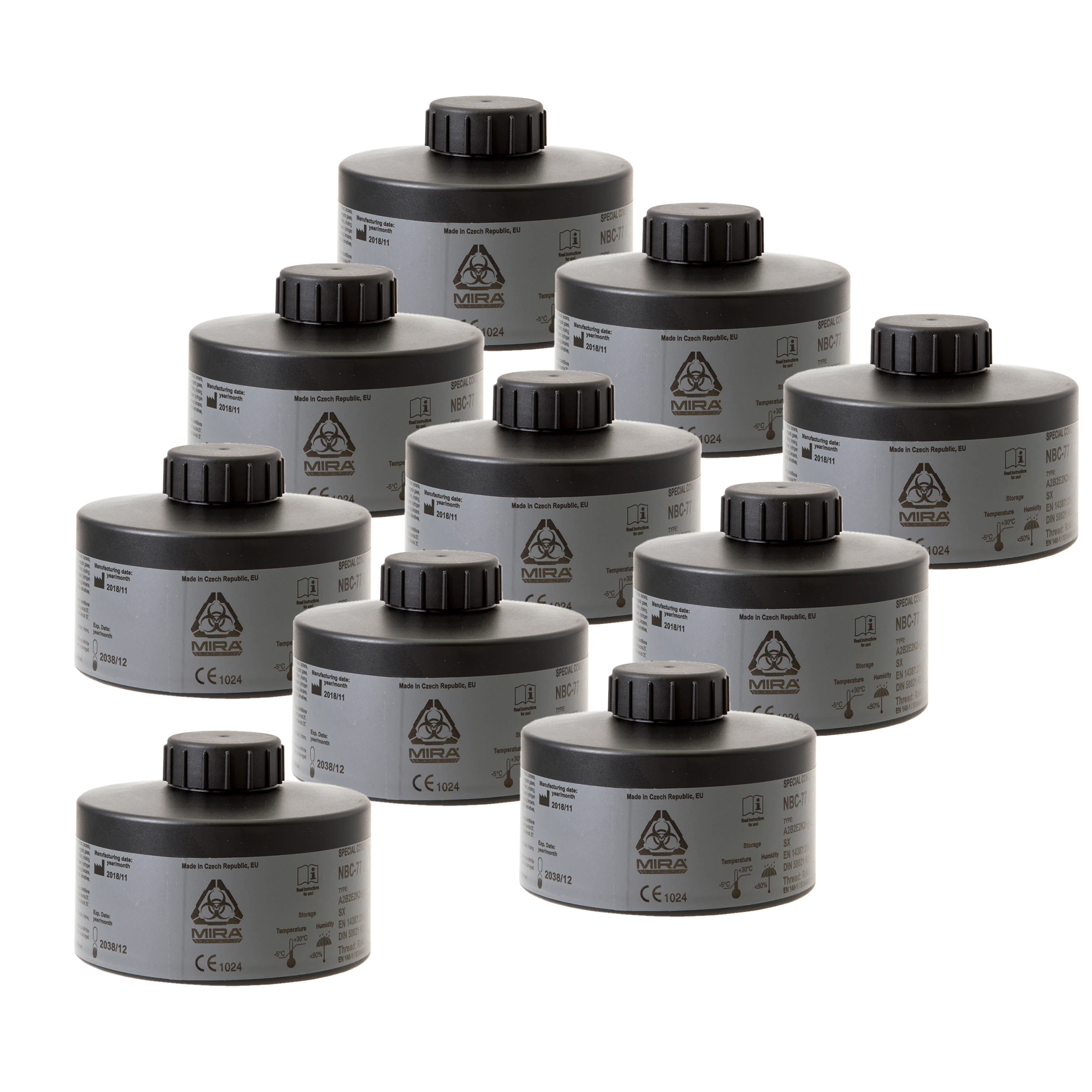 NBC-77 SOF® 40mm NATO Filter For Gas Masks - CBRN Filter, 20 Year Shelf Life