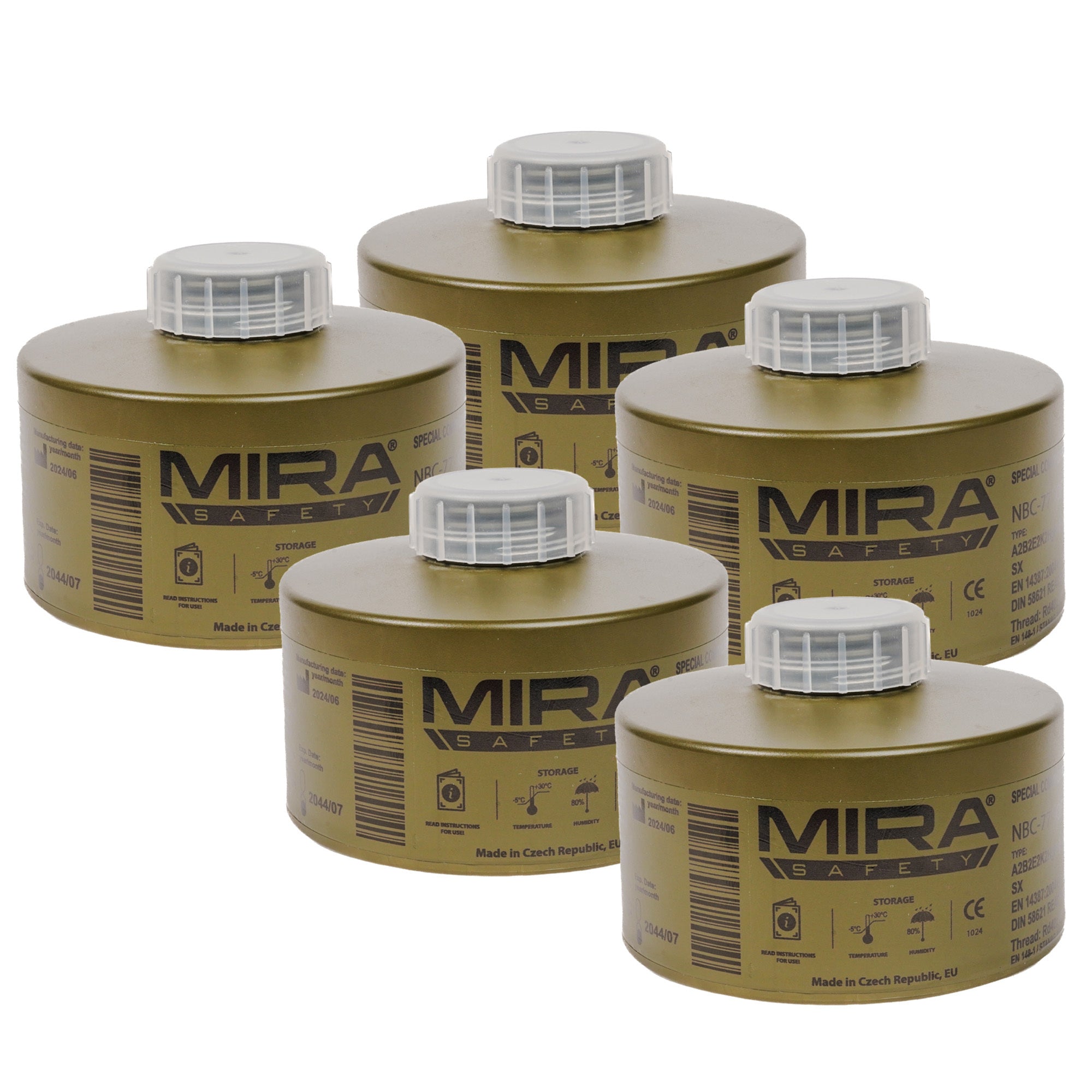 NBC-77 SOF® 40mm NATO Filter For Gas Masks - CBRN Filter, 20 Year Shelf Life