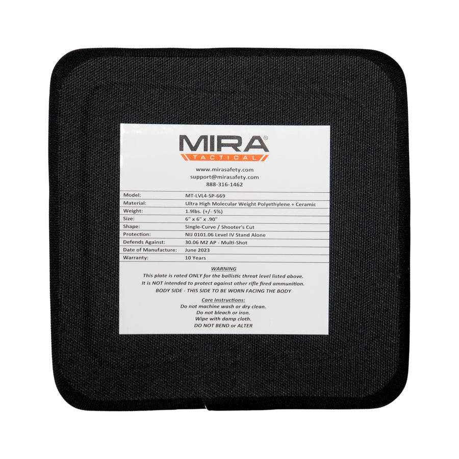 MIRA Tactical Level 4 NIJ Side Plates