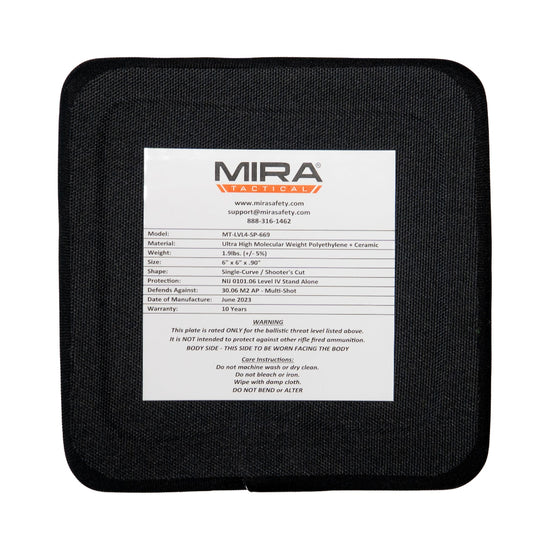 MIRA Safety® Tactical Side Plates – Level 4