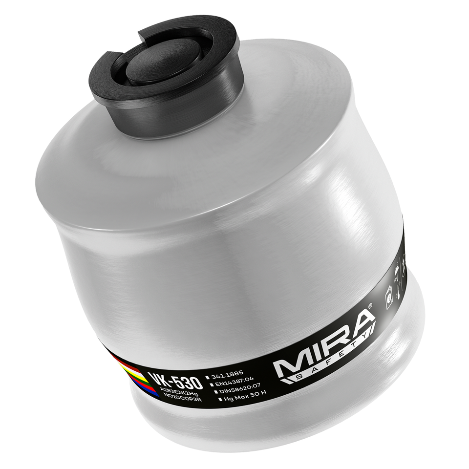 MIRA Safety VK-530 Smoke / Carbon Monoxide Filter Cartridges.