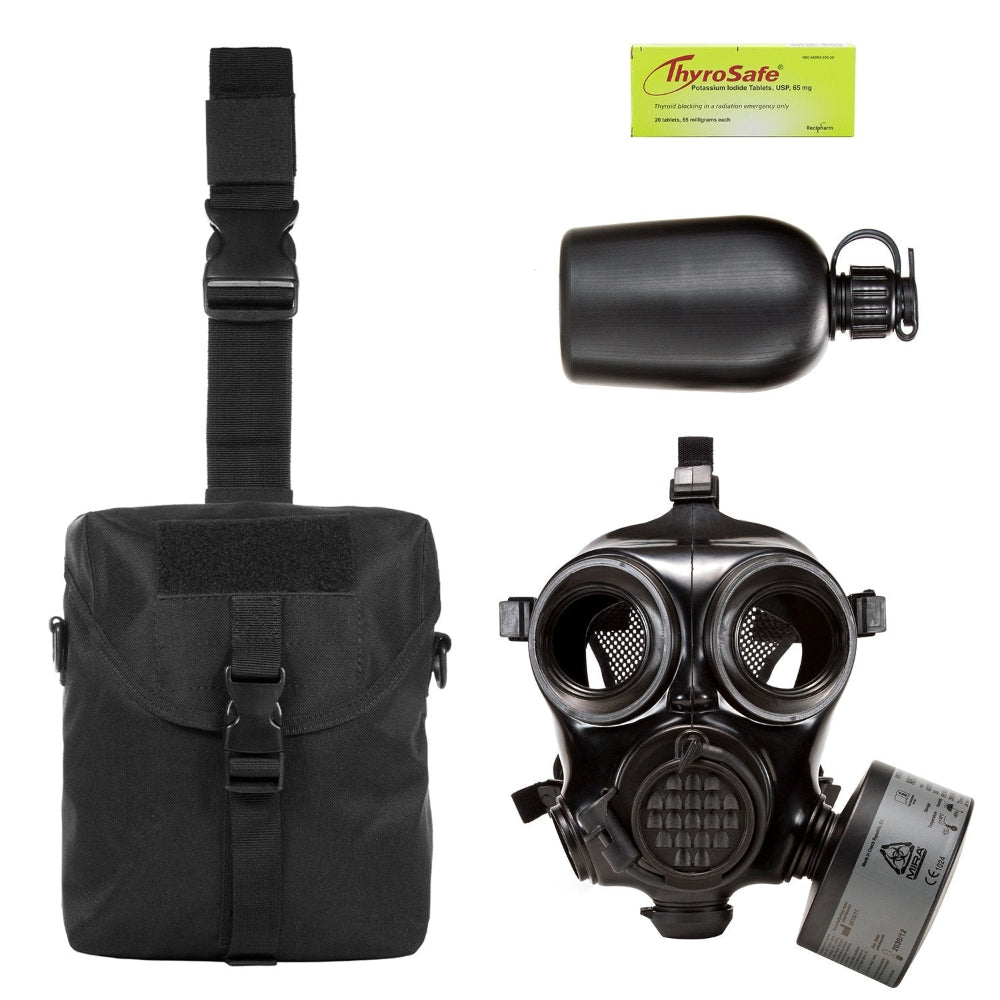 Military Gas Mask & Nuclear Attack Survival Kit