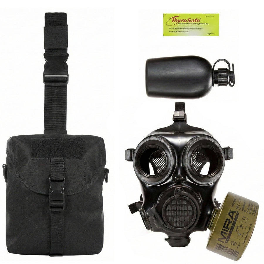 Military Gas Mask & Nuclear Attack Survival Kit