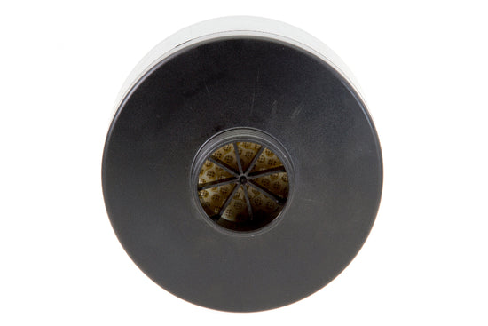 Top view of the NBC-77 SOF CBRN Gas mask filter