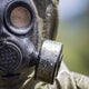 Military CBRN specialist with the NBC-77 SOF CBRN gas mask filter