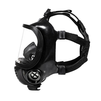 Side view of the CM-6M tactical gas mask