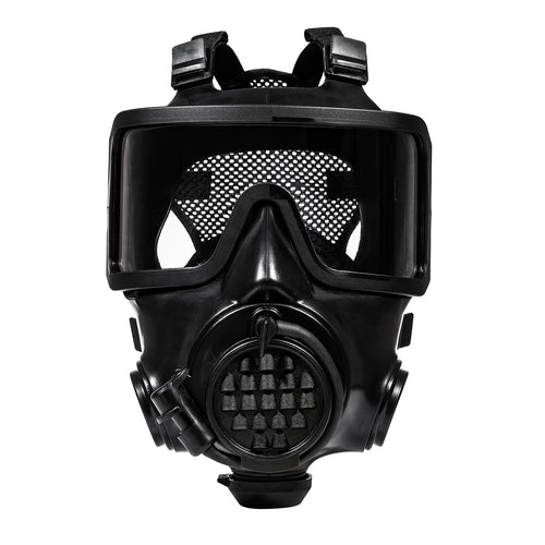 Head on shot of the front side of the CM-8M gas mask.