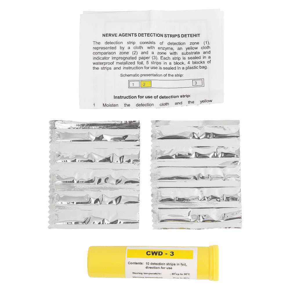 CWD-3 Nerve Agents Detection Strips DETEHIT