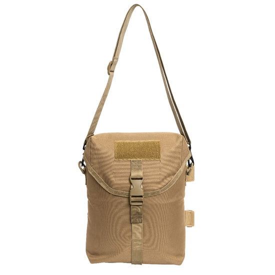 Gas mask pouch in beige color