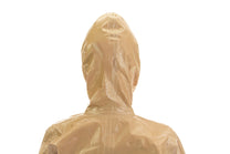 Back a a child's head wearing the HAZ-SUIT HAZMAT Suit