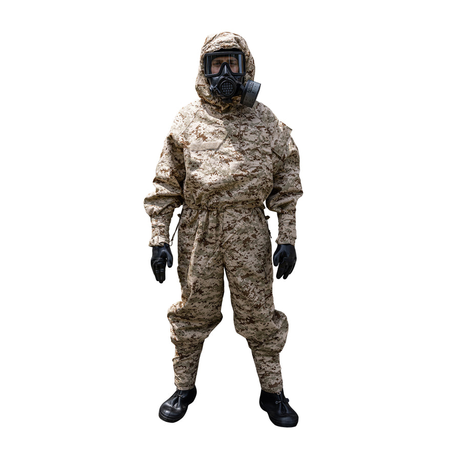 Mira Safety MOPP-1 CBRN Protective Suit SM/MD / Desert Digital Camouflage
