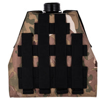 Back view of the MIRA Safety MB-90 MOLLE Pouch, with a PAPR installed, in MIRACAM