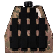 Back view of the MIRA Safety MB-90 MOLLE Pouch, with a PAPR installed, in MIRACAM