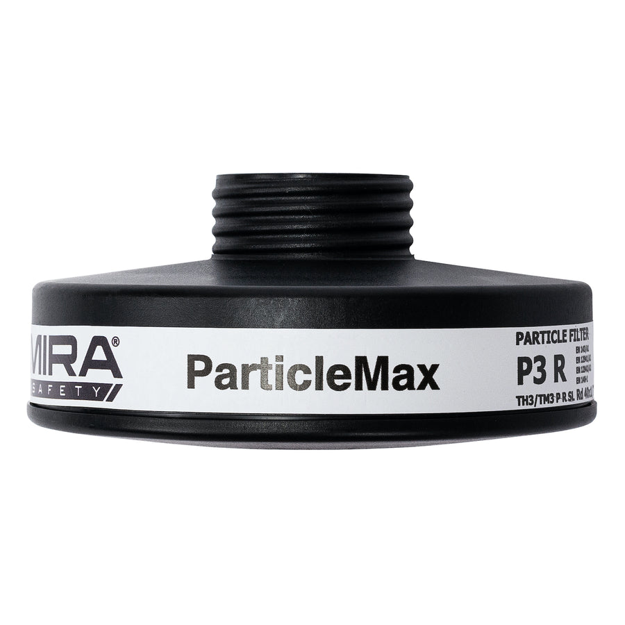 Front view of the P3 particle filter without the 40mm filter cap
