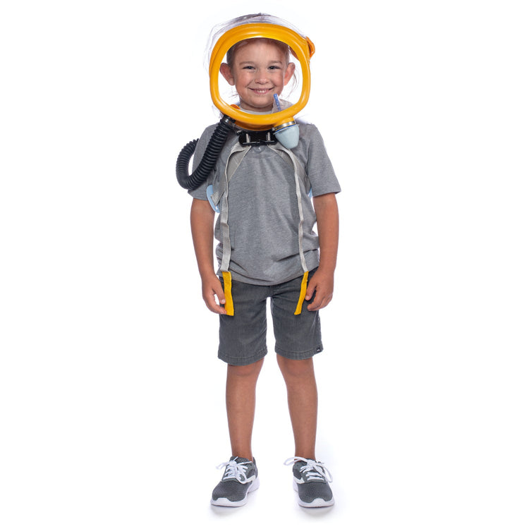 Front shot of a child wearing the MD-2 Kid's Gas Mask