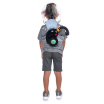 Back harness setup of of MD-2 Kid's Gas Mask