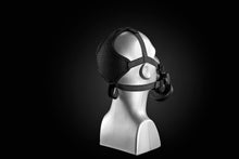 Back profile of the Tactical Air-Purifying Respirator mask (TAPR) with a mesh head harness