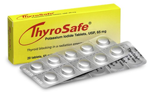 Thyrosafe potassium iodide packaging front view