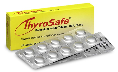 Thyrosafe potassium iodide packaging front view