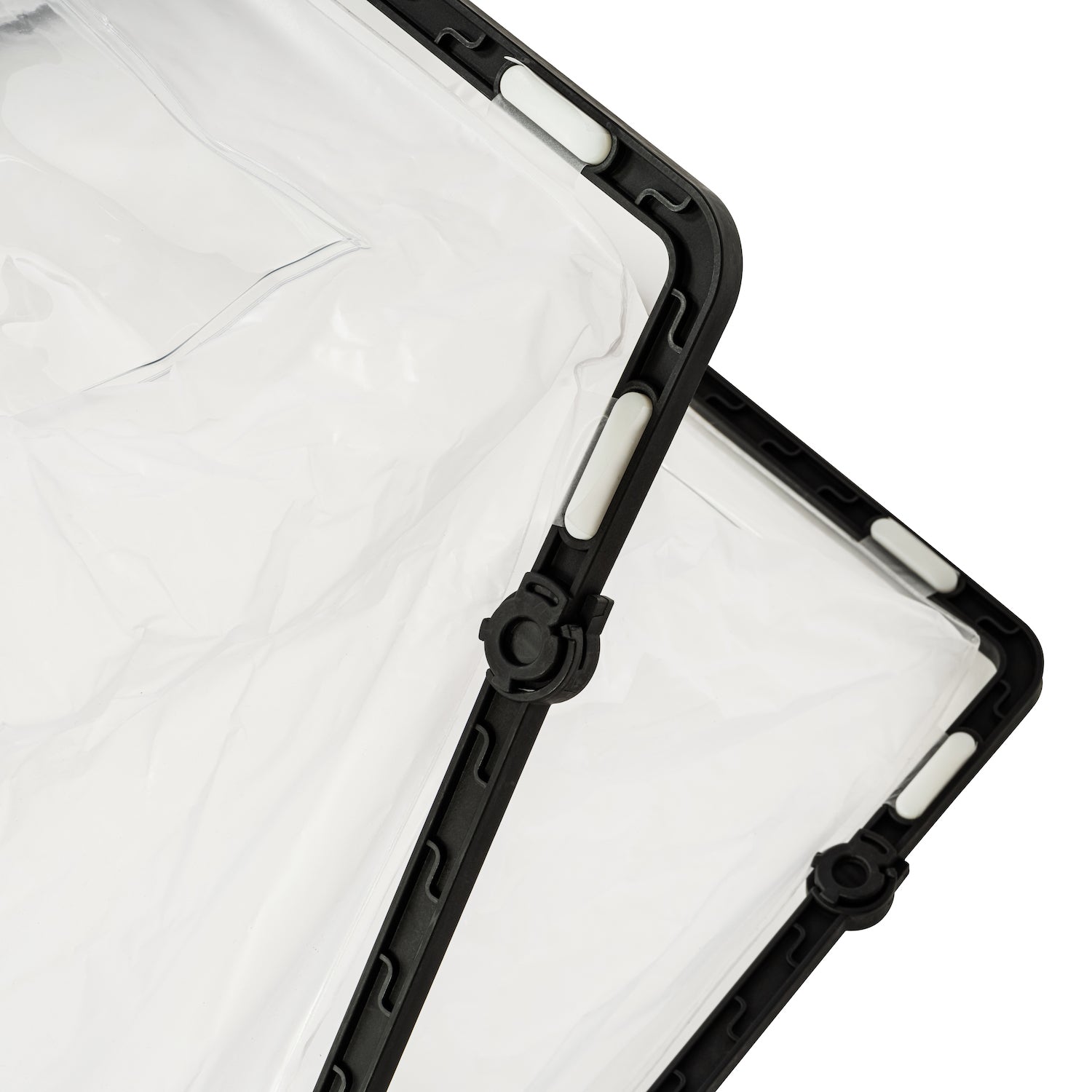 Closeup of the CBRN Animal Ark Dog Gas Mask frame