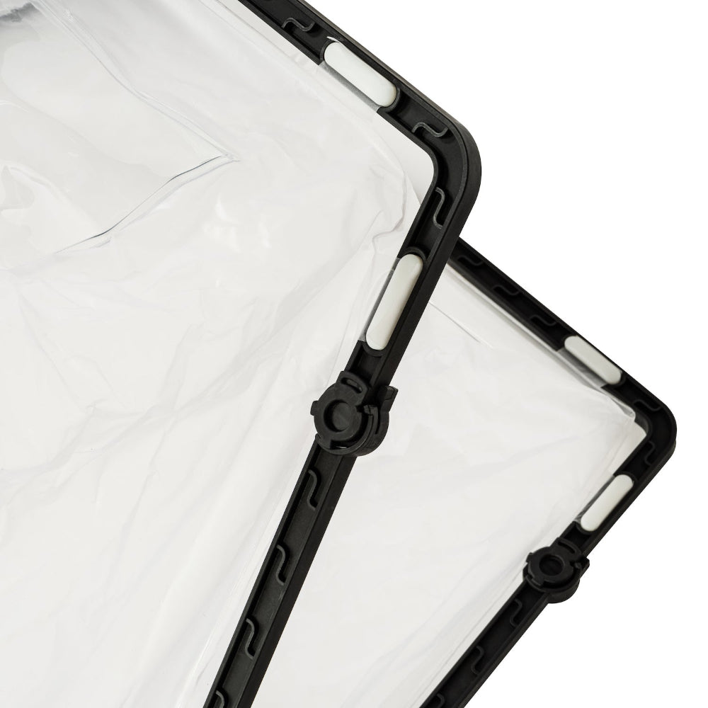 Closeup of the CBRN Animal Ark Dog Gas Mask frame