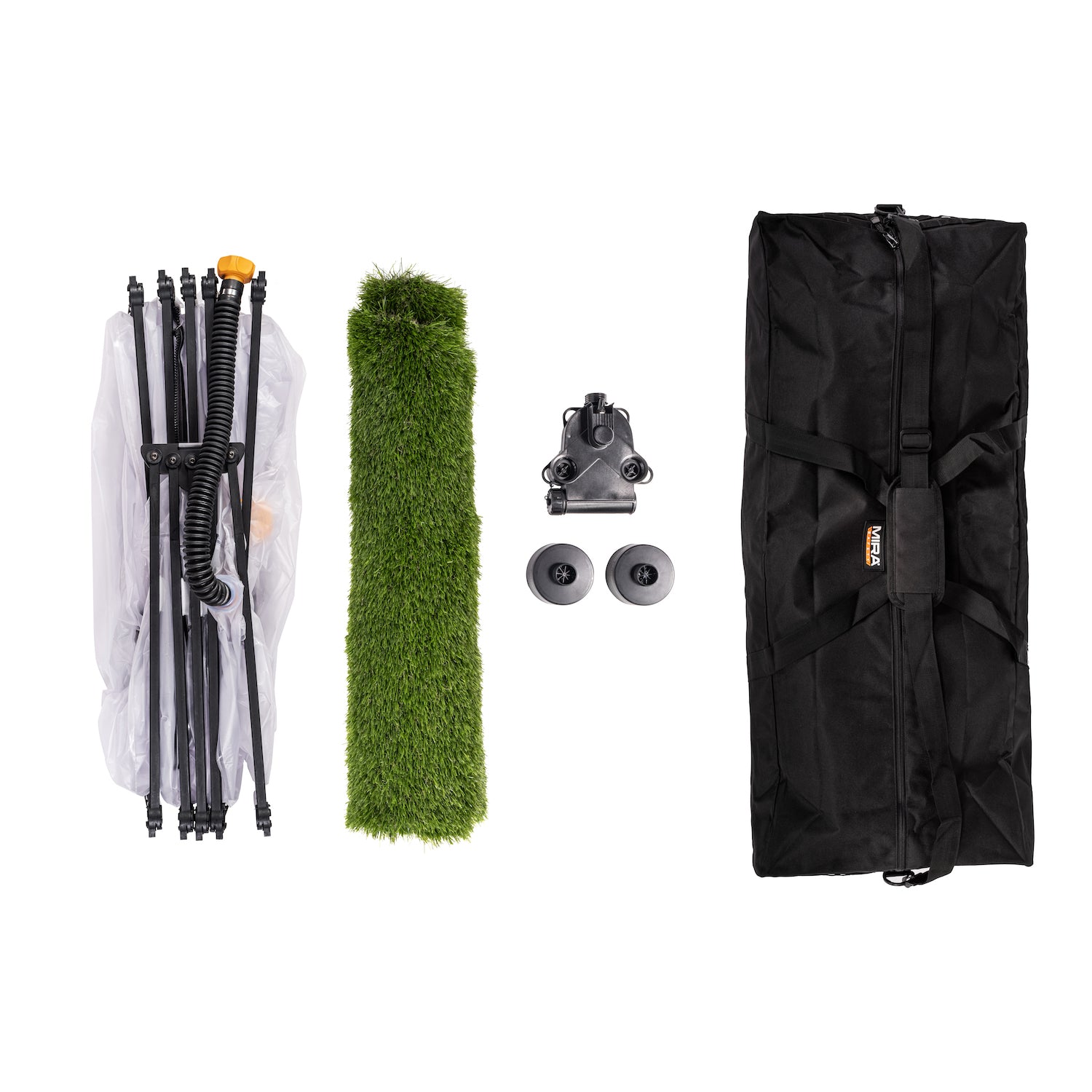 Top view of the CBRN Animal Ark Dog Gas Mask Deluxe Kit 