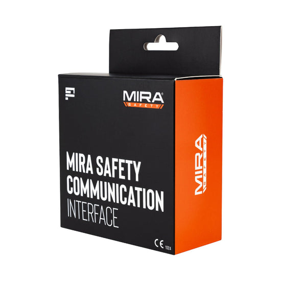 Side view  box for a MIRA Safety Communication Interface.