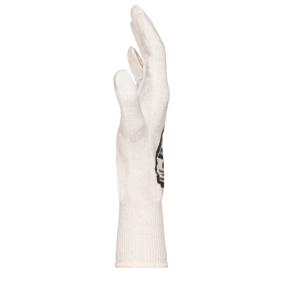 Thumb side view of the MIRA Safety HAZ-GLOVES butyl glove liner