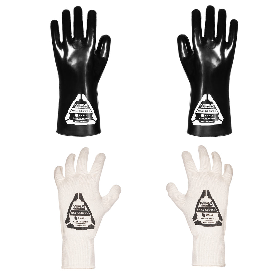 Butyl Gloves Chemical Resistant Hazmat Gloves MIRA Safety