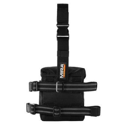 Back view of the MIRA Safety gas mask pouch