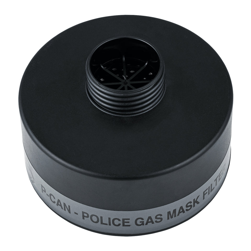 P-CAN Police Gas Mask Filter side view