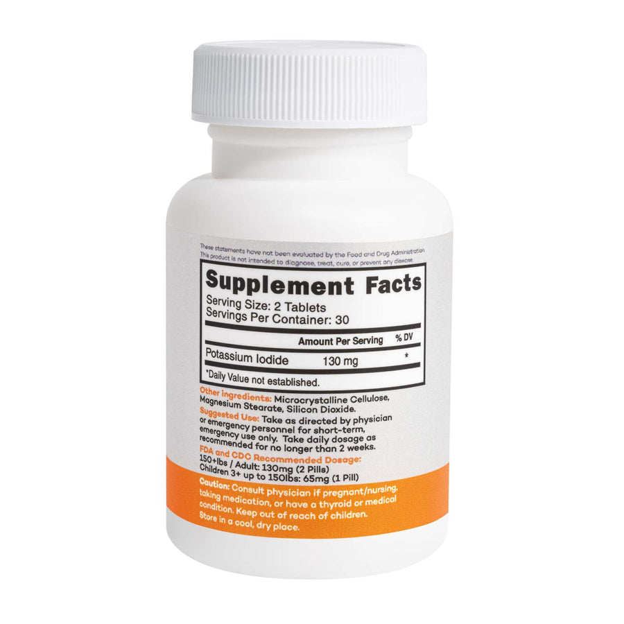 Potassium Iodide Tablets Radiation Pills MIRA Safety